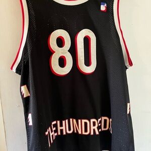 The Hundreds Black and Red Mesh Jersey